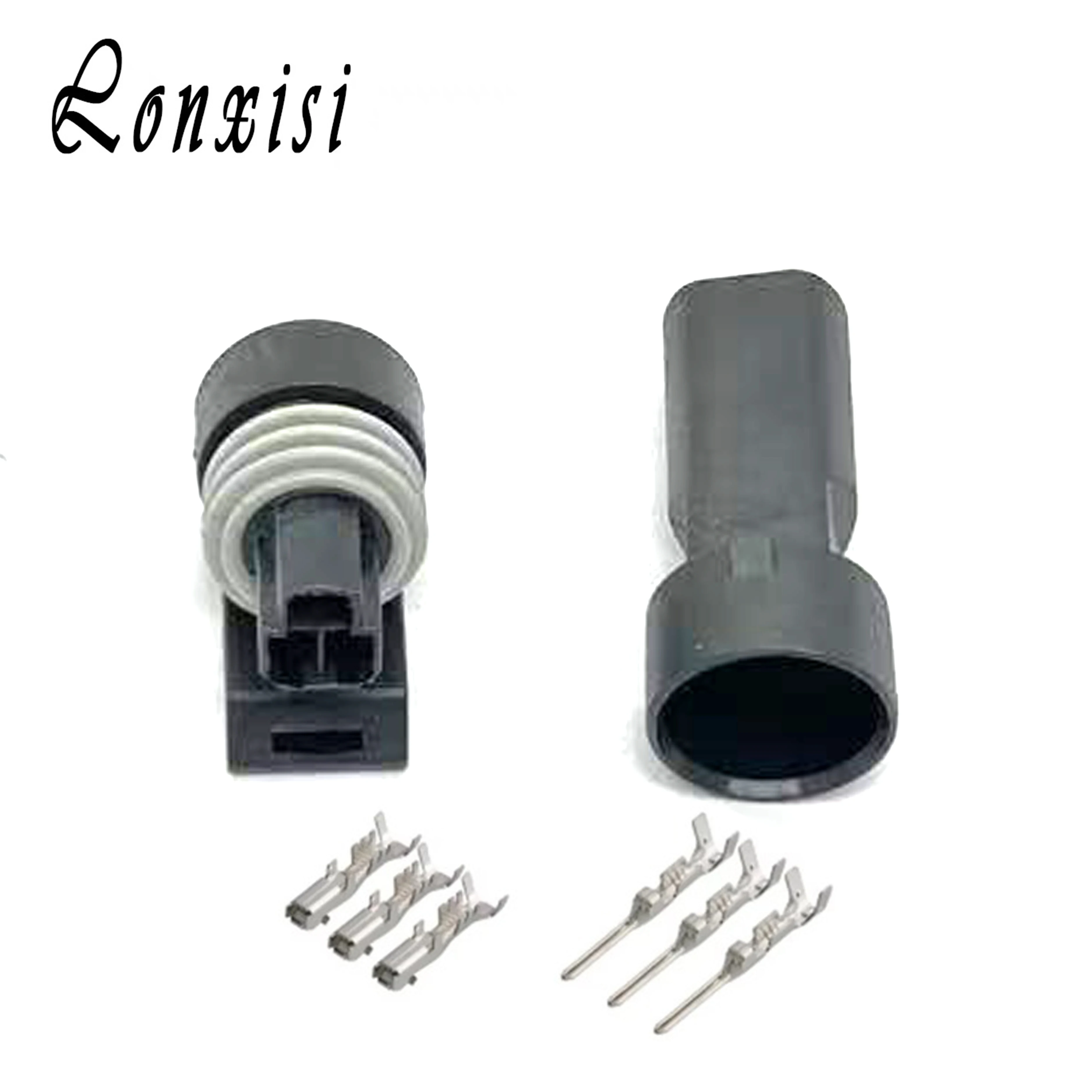 1/2/5/10/20 Sets 3 Pin 12110192 12065287 12078090 Waterproof Automotive Oil Fuel Pressure Sensor Plug 0441004 Efi Series Socket