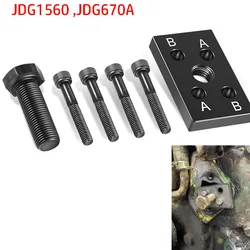 JDG1560 JDG670A Drive Gear Puller Plate Tool Fit for John Deere ,Removing Drive Gear from db2, db4 and de10 Fuel Injection