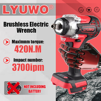 Cordless Electric Impact Wrench Drill Screwdriver with Brushless Motor Variable Speed Screwdriver Power Tools For Makita Battery