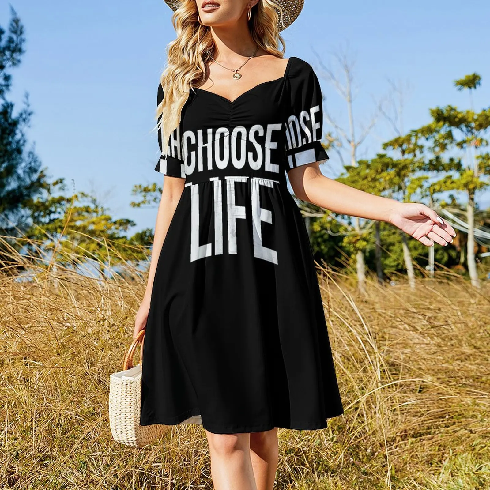 Wham choose life shirt Short-Sleeved Dress Dresses gala ladies dresses for special occasion