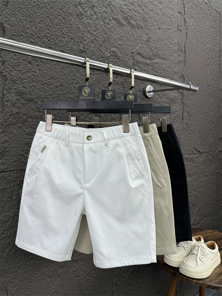 

Svip мужские облегающие прямые брюки ort, летняя модная однотонная футболка, повседневные брюки пяти четвертей, размерные пошивные брюки