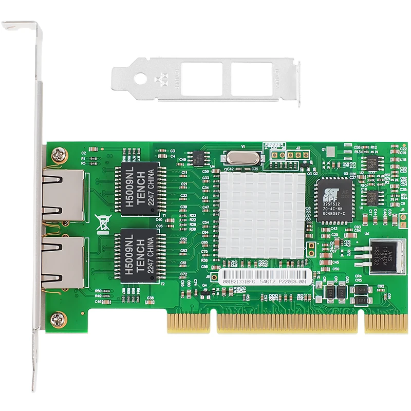 FANMI PRO/1000 MT محول خادم ثنائي المنفذ 8492MT 1000Mbps PCI بطاقة الشبكة تحكم منخفض إنتل 82546