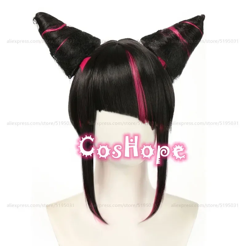 Han JRI cosplay wig black rose red wig anime cosplay wigs heat resistant synthetic wigs Halloween