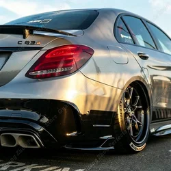 Rear Bumper Diffuser Side Splitters For Mercedes Benz C-Class W205 C180 C200 C250 C260 C300 C43 C63 S AMG Accessories 2015-2021