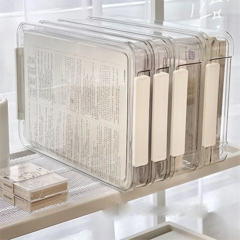 

Настольная экзаменационная бумага, многослойная стойка для хранения бумаги формата А4, прозрачная полка для документов, домашний органайзер, офисный стол для хранения ZG511