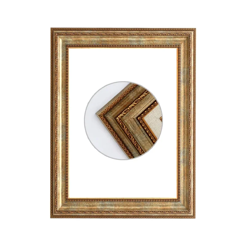 

Vintage Floating Painting Picture Gold Canvas Prints Frame Oil Paint Wall Art Personalized Gift Wall Decor