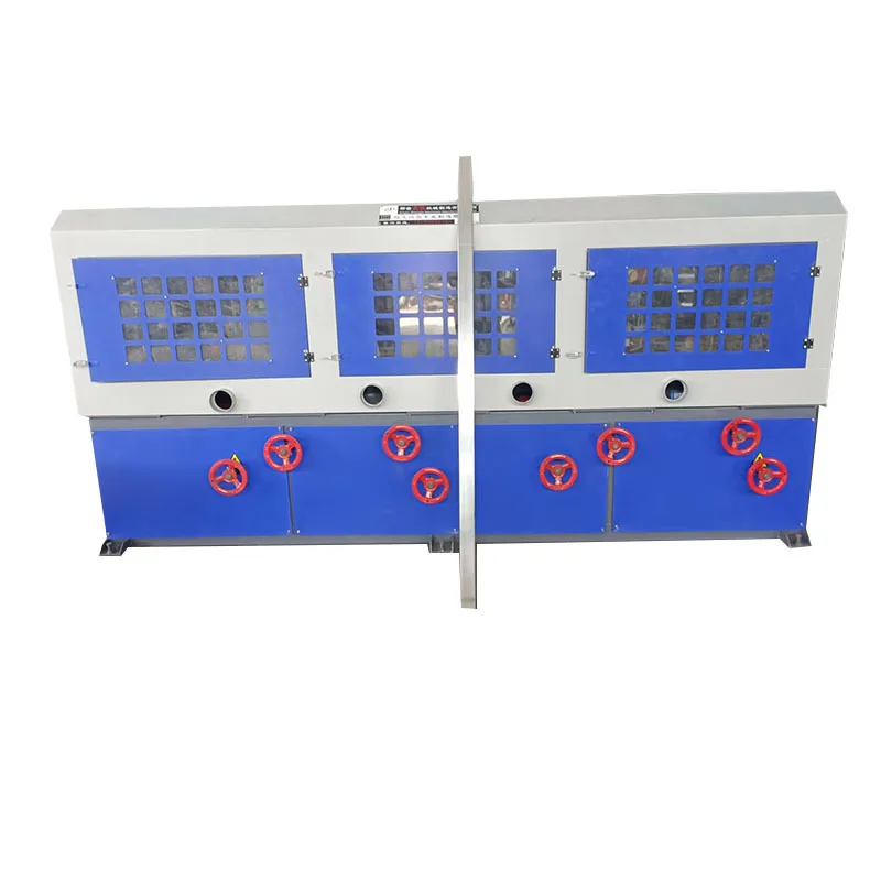 Channel angle iron flat steel multi-functional fully enclosed elliptical tube grinding and drawing four-sided rust removal