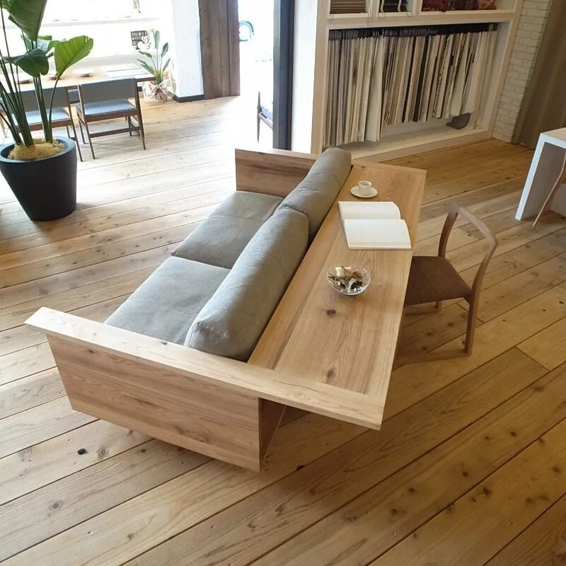 

wood sofa table, living room, small apartment, horizontal hall, solid wood bookshelf, office desk combination