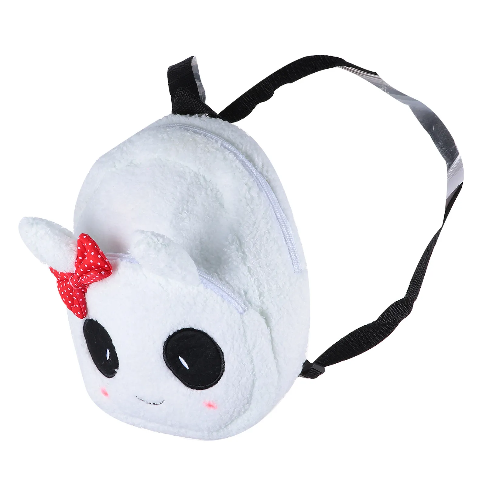 

Рюкзак в форме панды, 1 шт., с регулируемым плечевым ремнем, легкий, мультяшный, школьный, с бантом, для хранения, повседневный