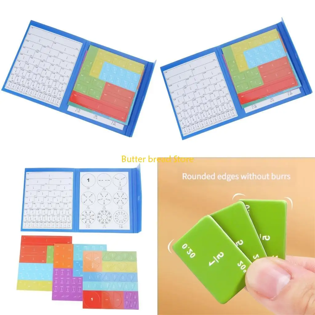 

W89C магнитные дробные диски, демонстратор, учебное пособие по математике, образовательная игрушка для школьных учителей, и на