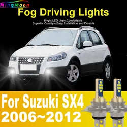 2x H4 HB2 9003 Led Headlight Canbus No Error Car Bulb High Power DRL White Fog Light Diode Lamp 12v 55w For Suzuki SX4 2006~2012