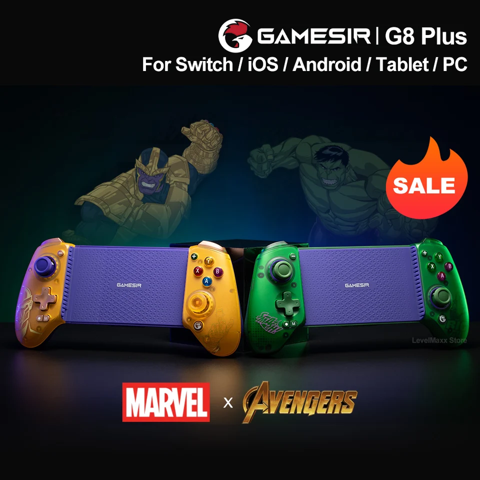 Gamesir G8 Plus G8+ Gamepad Marvel Edition Bluetooth Mobile Gaming