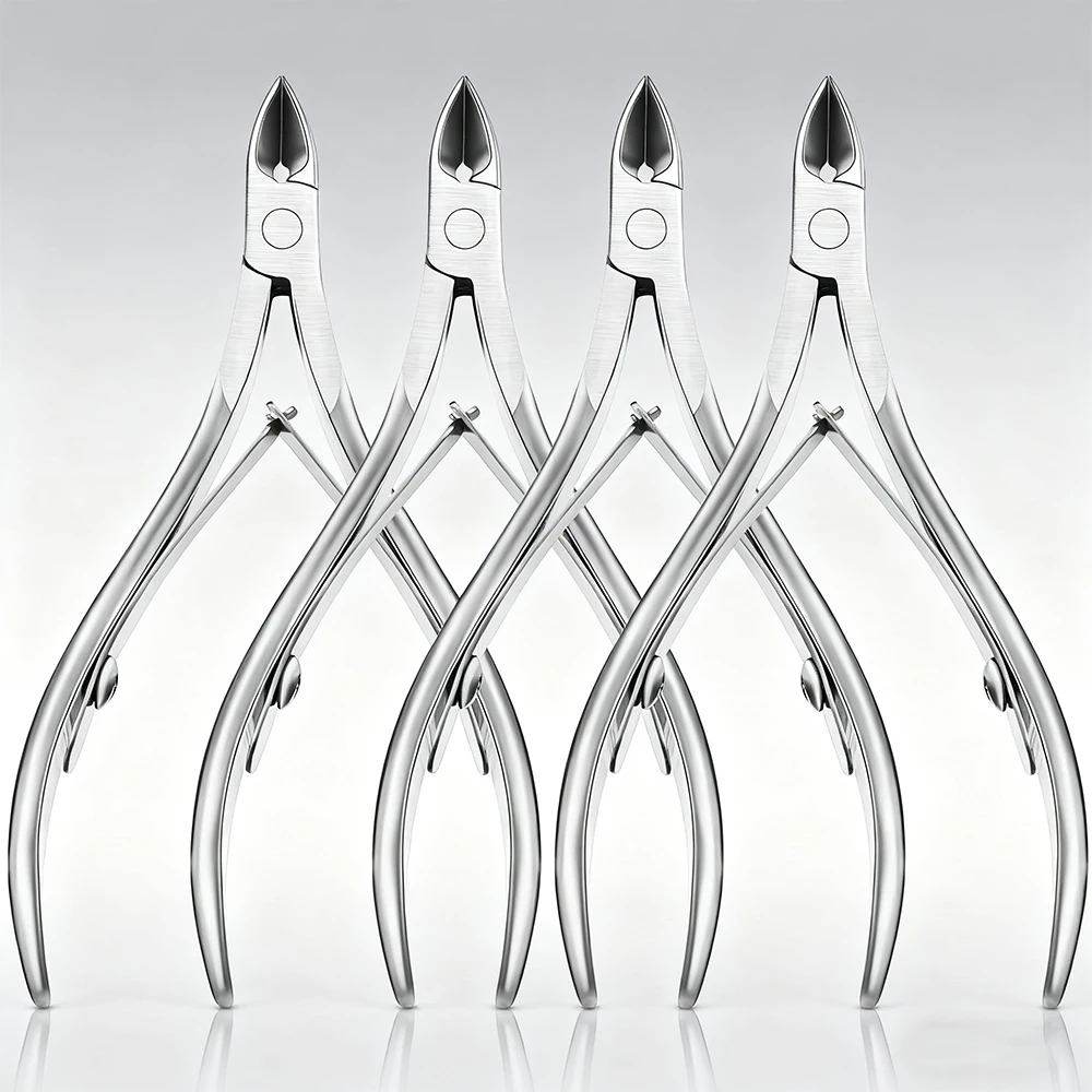Manicure Tools Nail Scissors Silver Stainless Steel Nail Cuticle Nipper Dead Skin Removal Product Manicure Dead Skin Scissors