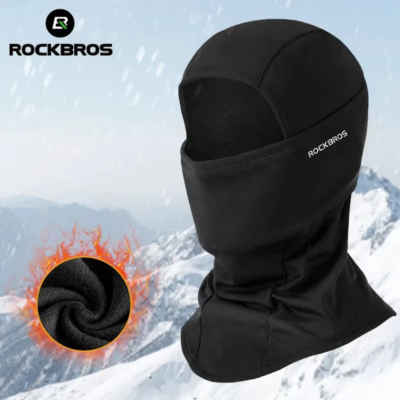 

Маска-балаклава ROCKBROS для лица, теплая зимняя маска-шарф, подшлемник, для рыбалки, катания на лыжах, походов, велоспорта, ветрозащитная, дышащая, головной убор