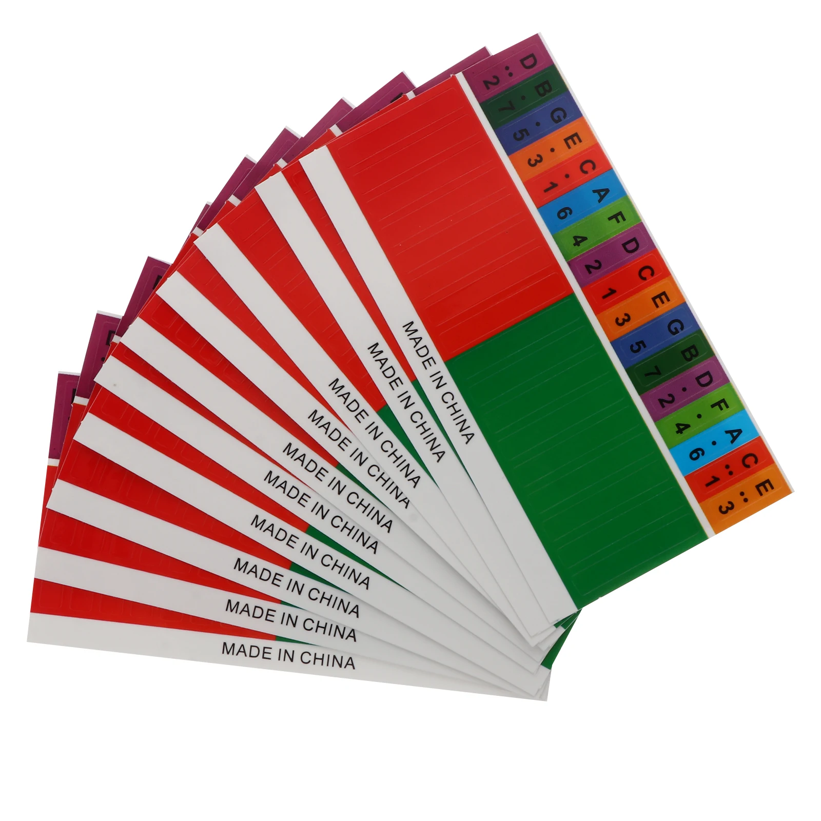 

10 Pcs Kalimba Scale Sticker Thumb Piano Decals Note Mini Stickers Small Instrument