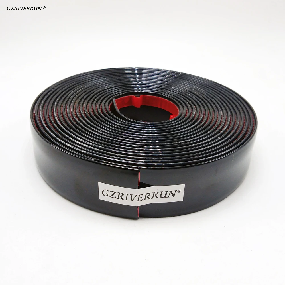 Wow 30MM Universal Gloss Black Moulding Trim Car Body Protect Decoration Strip Side Roof Door