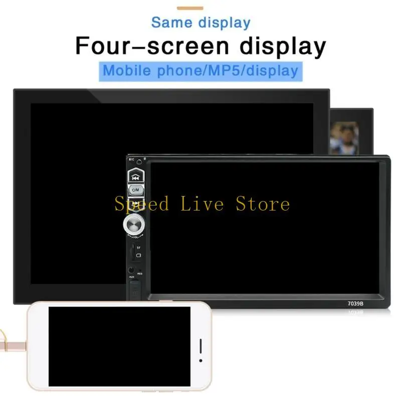 547C Auto System Car Player LCD Blue tooth & Hands-Free Calling