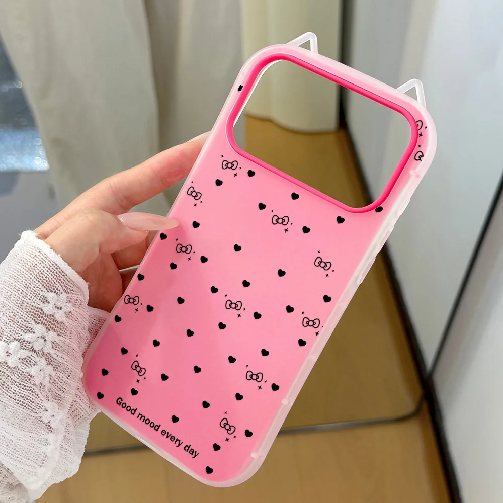 Coque de téléphone TPU Bow Compassion pour iPhone 17 17 Pro Max 15 16 13 12 11 14 12 Pro, protection antichoc deux-en-un