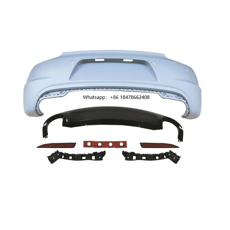 For  V W SCIROCCO  Rear  Bumper Assy  Tuning Parts PP Material 2009-14 Auto Rear Spare Parts Car Body Kits