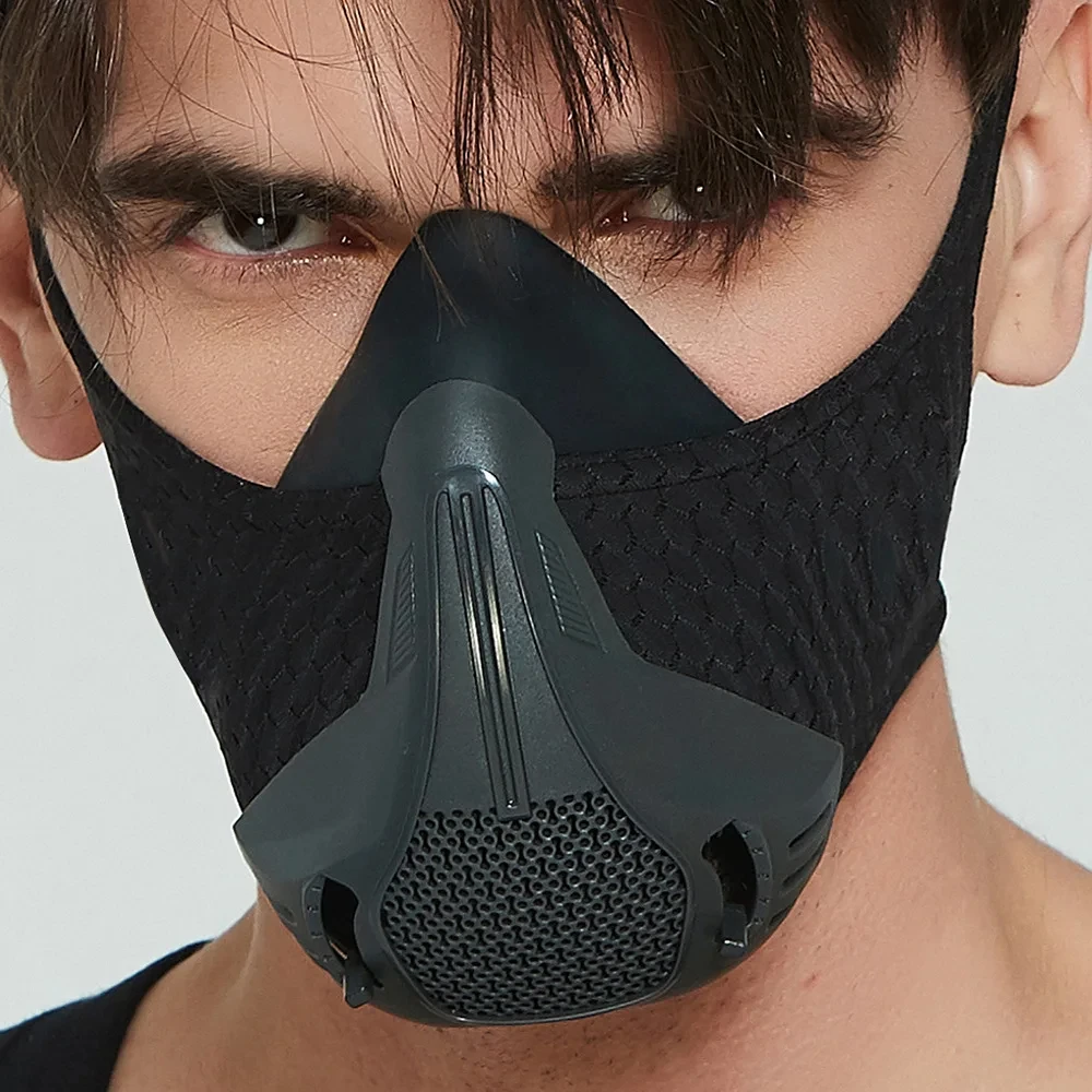 25 Gears Oxygen Resistance Mask Sports Training Mask Breathing Vital Capacity Training Mask High Altitude O2 Control Mask