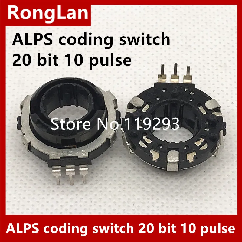 [BELLA]Japan ALPS coding switch / car / navigation / Amplifier 20 bit 10 pulse coder--10pcs/lot