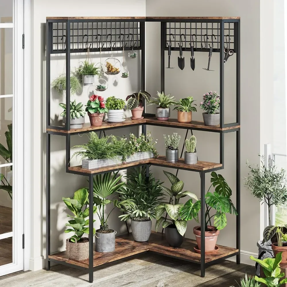 Corner Plant Stand Tall 67