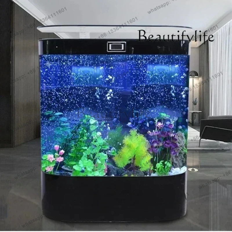 

Water Ecological Landscaping Large Bottom Filter Goldfish Turtle Jar Fish Tank Aquarium Small Glass Change