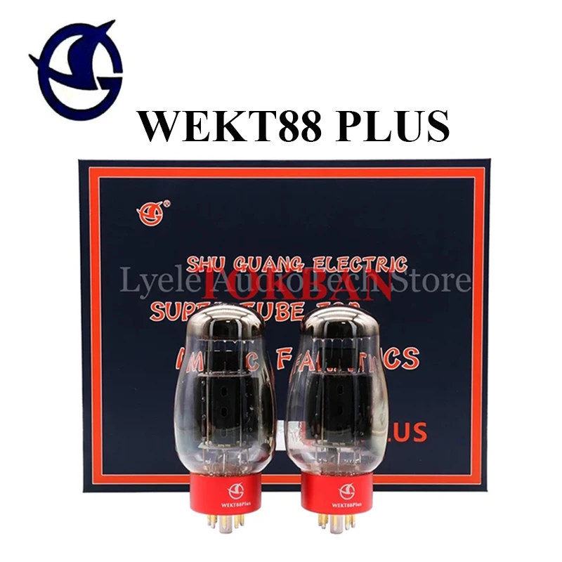 

Shuguang Tube WEKT88 PLUS Vacuum Tube Replace 6550 KT120 KT88 Matched Pair for HIFI Amplifier Audio Free Shipping