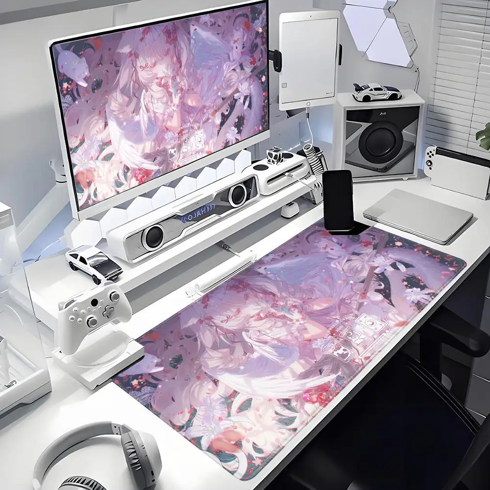 

China's hot-selling mouse pad cat ear girl Animation Beautiful XXL Game Exclusive MousePads PC Computer pad Non-slip Decor
