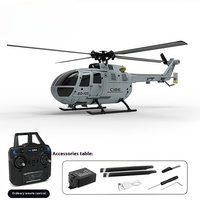 Simulation Electric Model Of Remote-Controlled Helicopter C186 Armed Helicopter Rc Era Single Propeller Without Aileron Bo-150