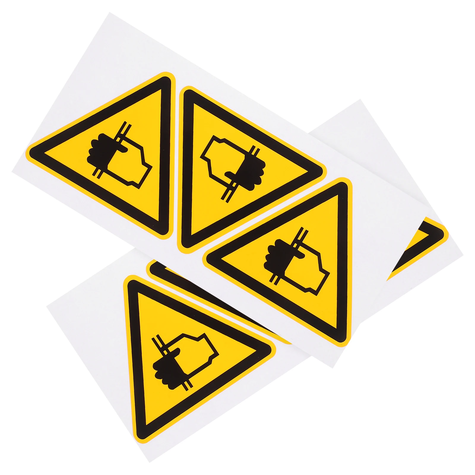 Warning Label Sticker Device Stickers Caution Emergency Sign Safety Decals Adhesive Hand Crushing