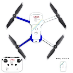 Mavic Air 2 PVC Stickers Set Waterproof Skin Decals Body Arm Remote Control Protector for DJI Mavic Air 2 accessories