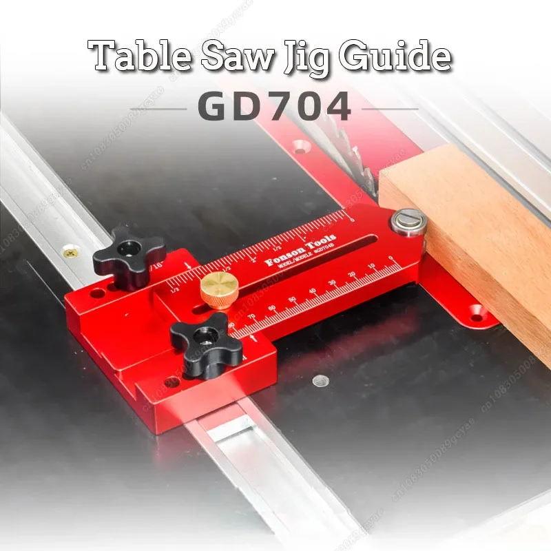 90/140mm Extended Thin Rip Jig Table Saw Jig Guide Saw Locator for Repeat Narrow Strip Cuts Works With Table Saw Router Band