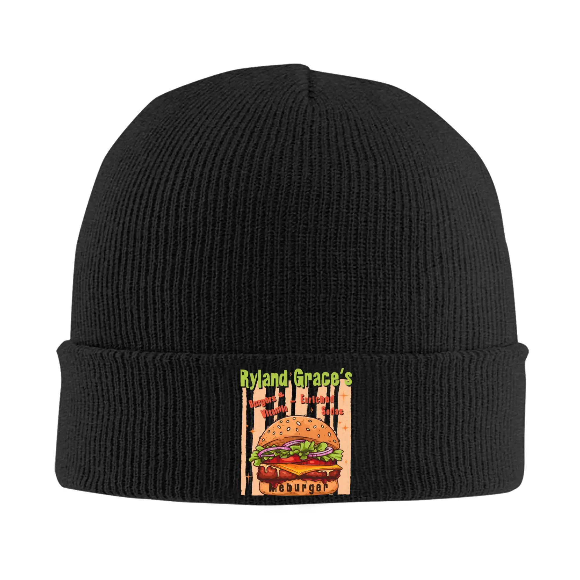 Project Hail Mary Ryland Grace's Meburger  Knitted Hat Beanie Autumn Winter Hat Warm Acrylic  Hip-hop  Caps for Men Women Gifts,