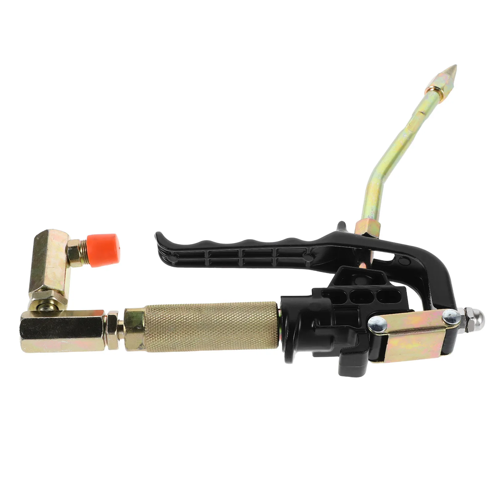

High Pressure Pneumatic Greaser Tool with Dual-Layer Steel Wire Hose 360-Degree Rotating Universal Grease Coupler for Heavy-Duty