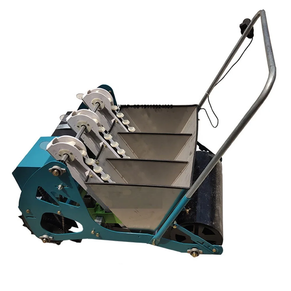 

Farm Hand Manual Garlic Seeder Planting Machine for Garlic Planter 3/4 Rows