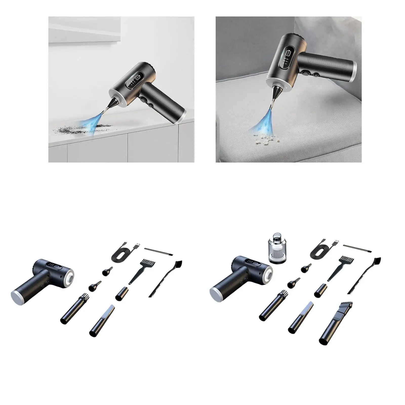 Automotive Vacuum Cleaner Protable Hand Vacuum for Car Carpet Computer