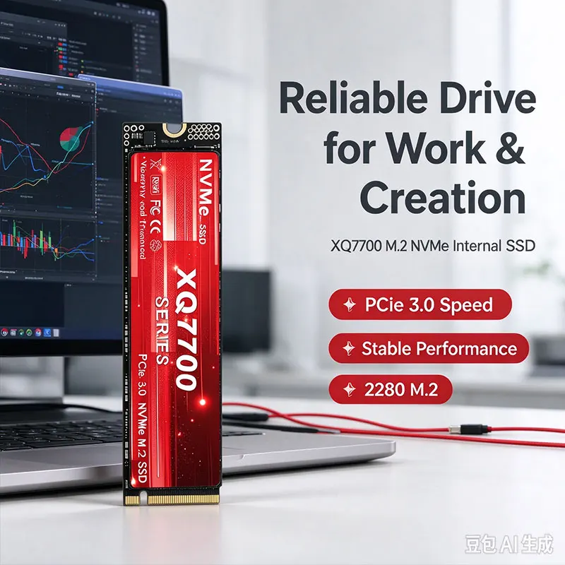 XQ7700 M2 PCIe 3.0 SSD 4TB 500GB 1TB 2TB M.2 SSD PCIe3.0 NVME Solid State Drive 2T Internal Hard Disk for Desktop Laptop