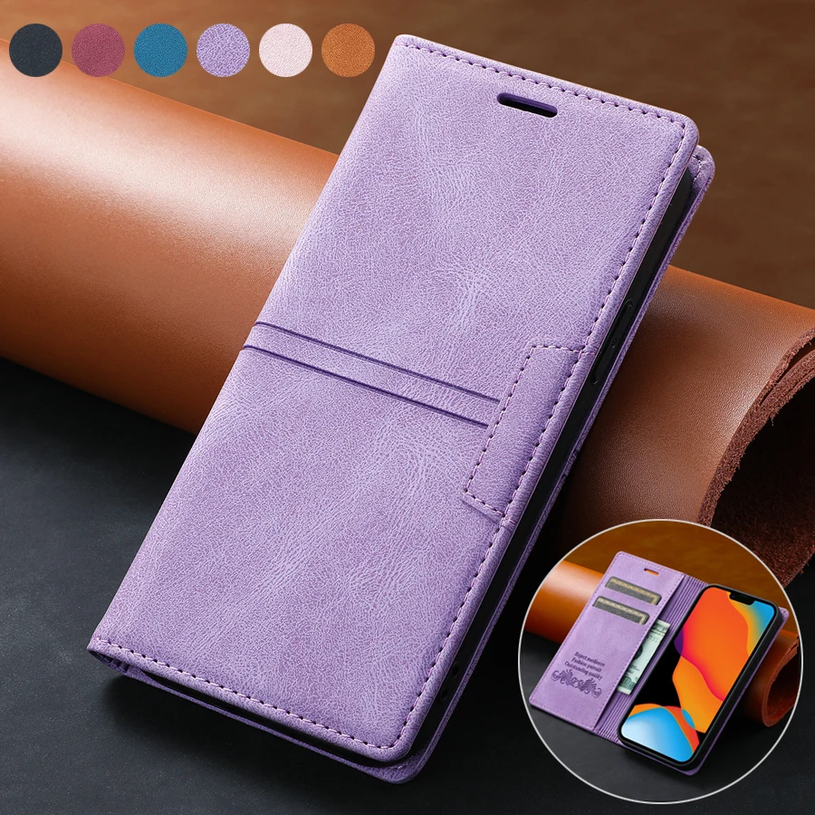 Wallet Flip Fantasy Pair Suction Magnetic Case For iPhone 13 Pro Max 13 Mini 12 Pro Max 11 Pro Max SE2020 X XR XS Max 8/7/6 Plus