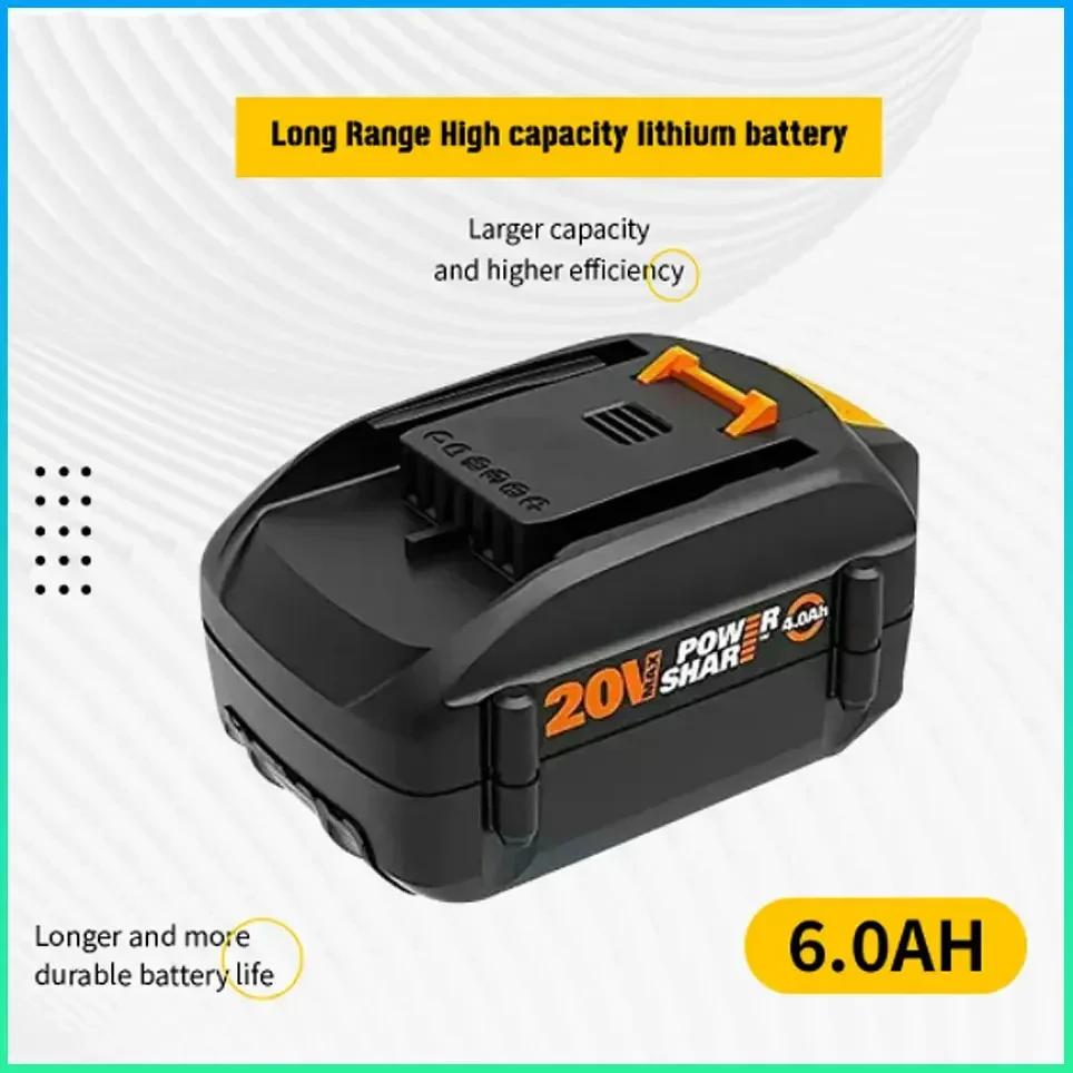 For WORX brand new genuine WA3578 - PowerShare 20V 4.0AH/5.0AH/6.0AH lithium-ion large-capacity battery