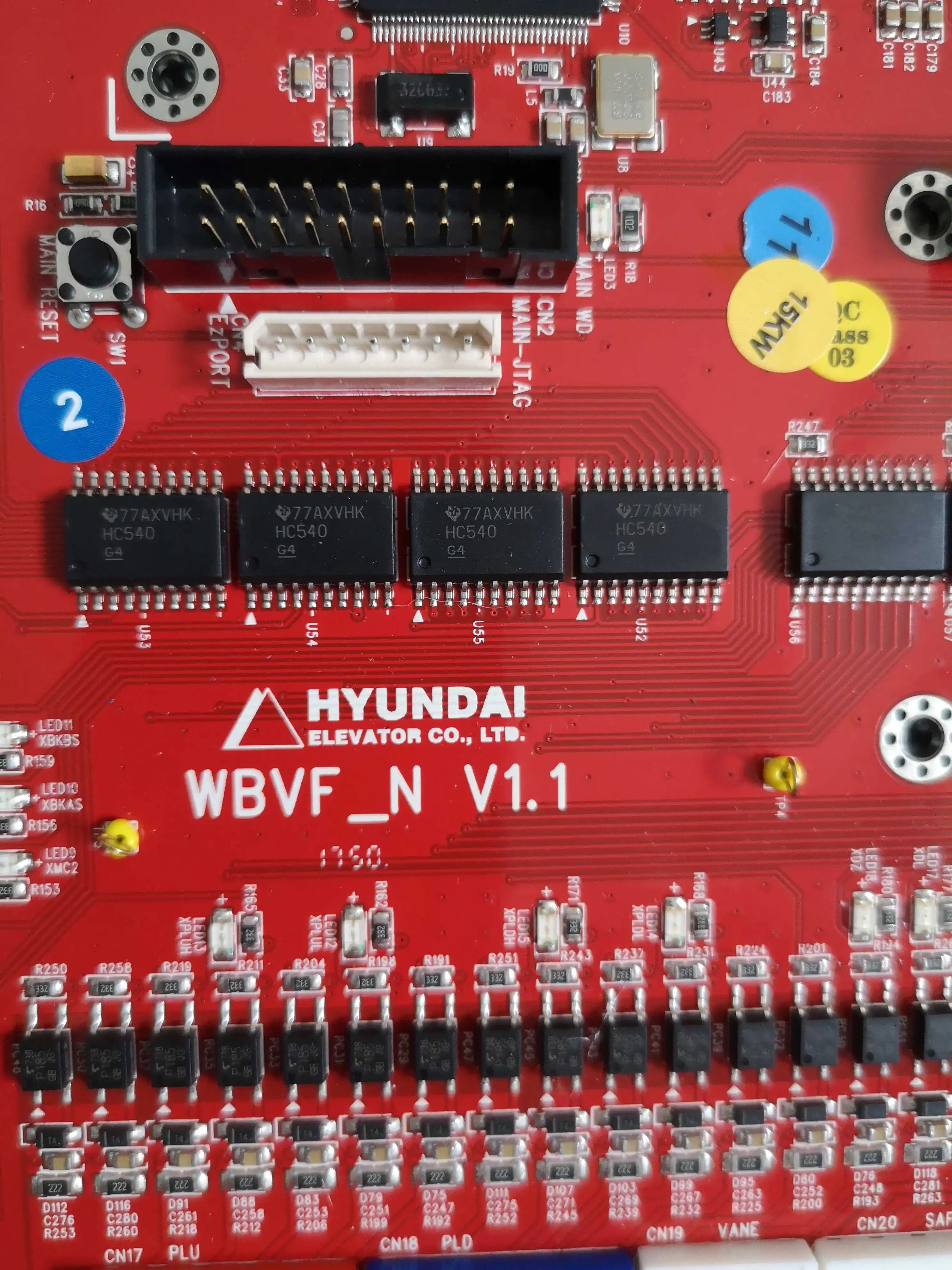 Placa principal WBVF-N V1.1 7.5kw 11kw 15kw do TLF STVF9