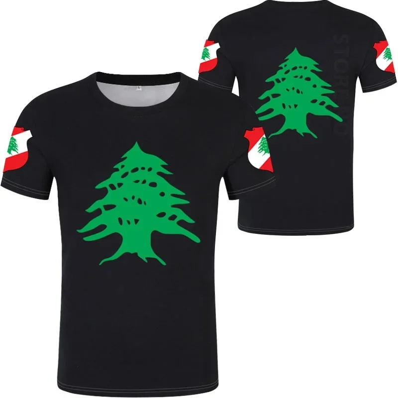 Lebanon Flag 3d Printed T Shirt For Men Women Clothing T Shirt Casual Fashion Short Sleeve O Neck Streetwear Loose Graphic Tee