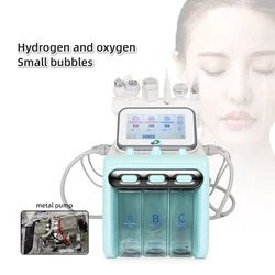 Máquina de belleza de microdermoabrasión de limpieza facial 6 en 1 dispositivos de exfoliación de agua y oxígeno para salón de cuidado de la piel