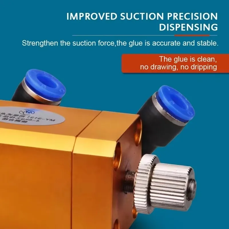 Valve Anti-drip Silicone Valve Suck Back Epoxy Silicone Resin Glue Pneumatic Precision Dispensing Valve MY-3131 UV Dispensing