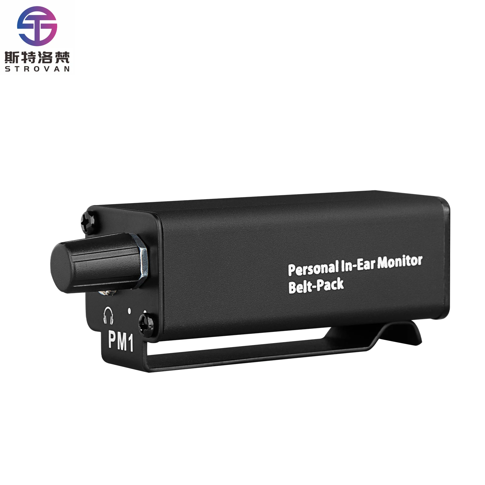 

PM1-1 Professional Headphone Amplifier Personal in Ear Converter XLR for Live Stage Performance Belt Pack