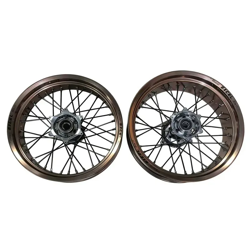 KXF250/450 super motorcycle 17 inch alloy spoke billet numerical control wheel set