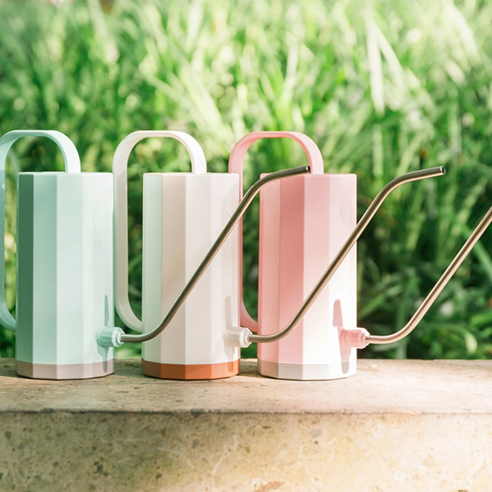 

Plants Long Mouth Watering Can Detachable for House Modern Cans Outdoor Pink Indoor Cute Mini