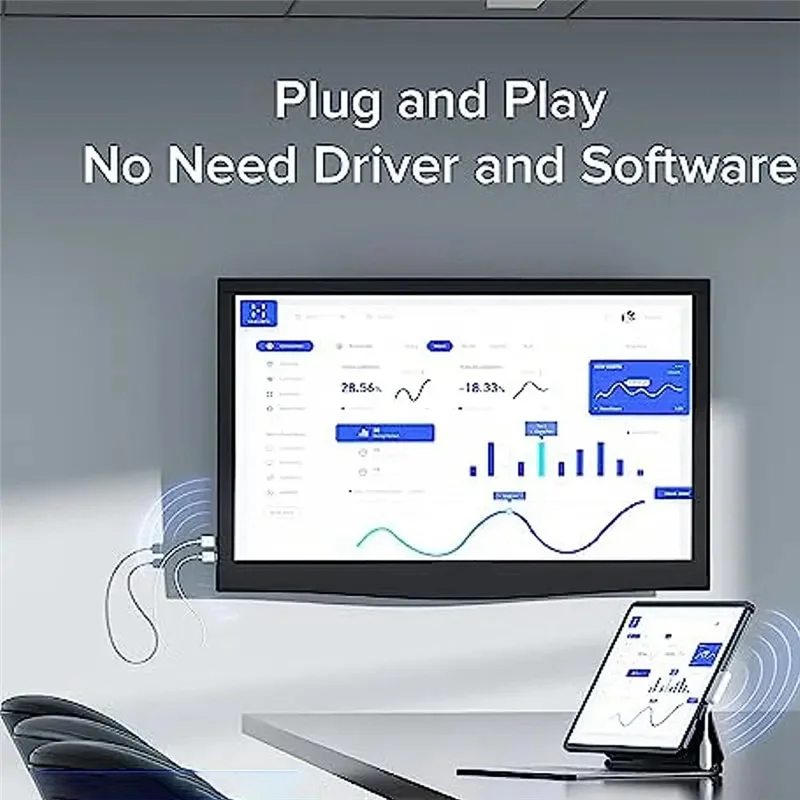 

B30C--Compatible Wireless Transmitter Receiver Extender Kit 1080P@60HZ 30M Wireless Display For TV Streaming Projector