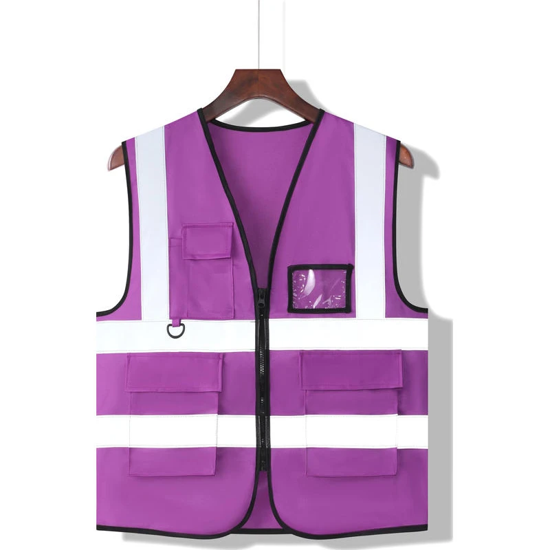 Custom Logo Vest Work Clothes Men and Women Volunteers Public Welfare Promotion Activitie Wholesale Reflective Vest Printed Logo