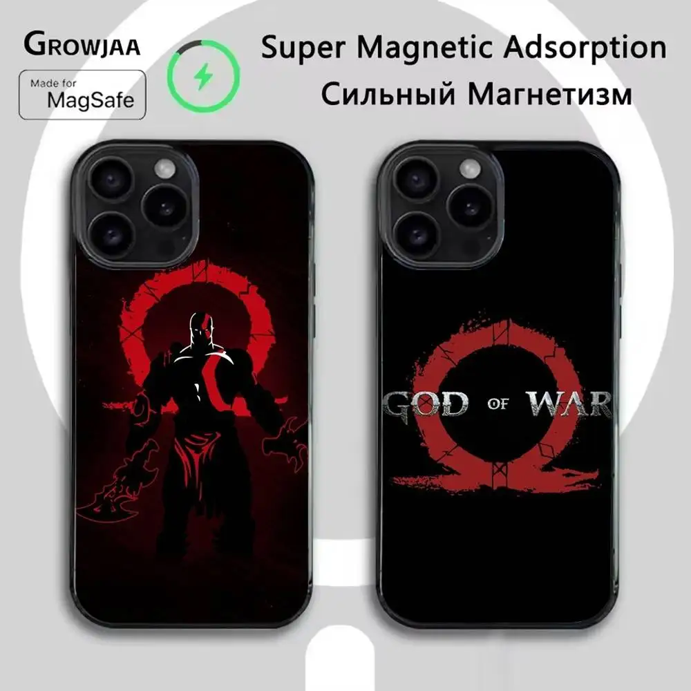 

Game G-God Of W-War Phone Case For iPhone 16e,16,15,14,13,12,11,Plus,Pro,Max,Mini Magsafe Magnetic Wireless Charging
